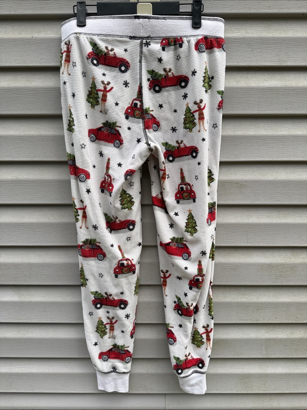 PJ Salvage | Thermal Christmas Reindeer Pajama Pants size Large - Picture 3 of 5